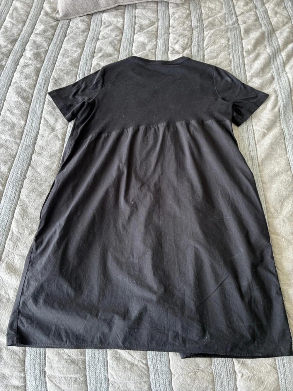COS Black Short-Sleeve Mini A-Line Dress - Picture 6 of 7